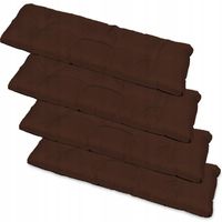 Ogrodowa poduszka na ławkę 120x38 4 sztuki zestaw