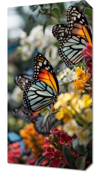 Obraz 30x60cm Motyle Na Łące zdjęcie 1