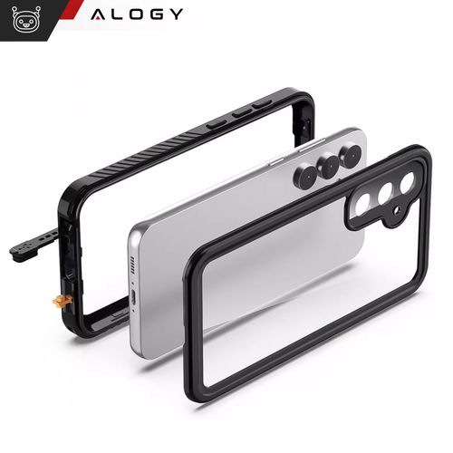 Etui wodoodporne Alogy do Samsung Galaxy S25+ czarny na Arena.pl