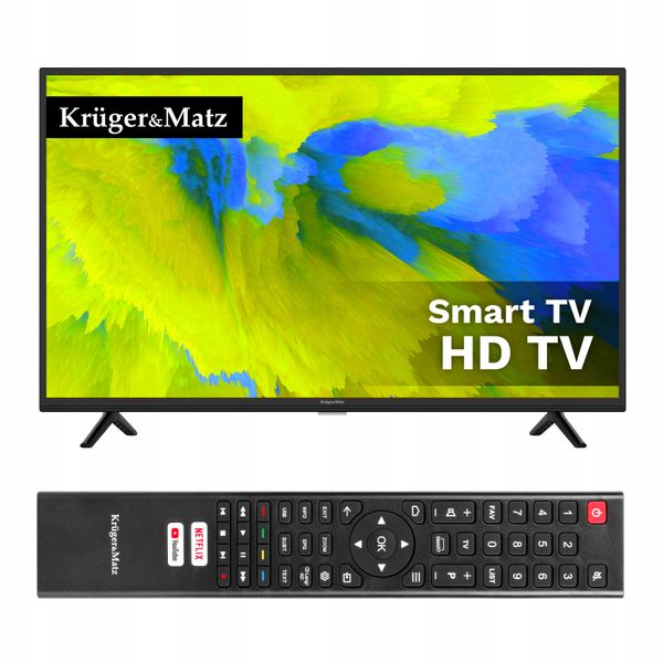 Telewizor SMART TV 32' HD USB DVB-T2/S2 H.265 HEVC zdjęcie 1