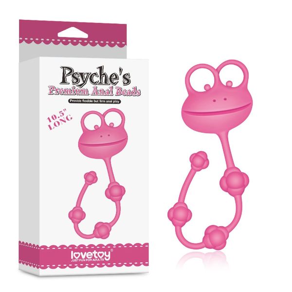 10"" Silicone Frog Anal Beads zdjęcie 1