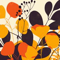 Plakat 50x50cm Ogrodowa Paleta