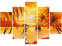 105CM 150CM OBRAZ 5 ELEM CHWILA SPOKOJU DRUK