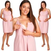 Koszula nocna ciążowa do karmienia MARYSIA S/M