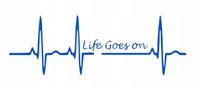 Naklejka Samochodowa Los sentencja Life Goes On - Życie toczy się dalej...