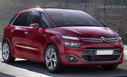 Citroen C4 Picasso - Chromowane Listwy Grill Chrom Atrapy Zderzaka Tuning zdjęcie 2