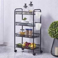 PÓŁKA KUCHENNA SZAFKA REGAŁ NA KÓŁKACH KOSZYKI