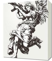 Obraz 40x50cm Anioł Wojny