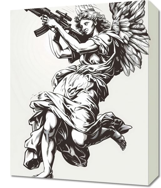 Obraz 40x50cm Anioł Wojny zdjęcie 1