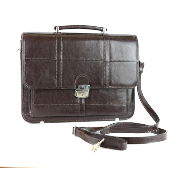 513 Teczka damska pasy-brąz KEMER zdjęcie 5