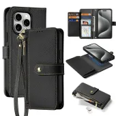 etui skórzane dux ducis lawa na iphone 15 pro - czarne