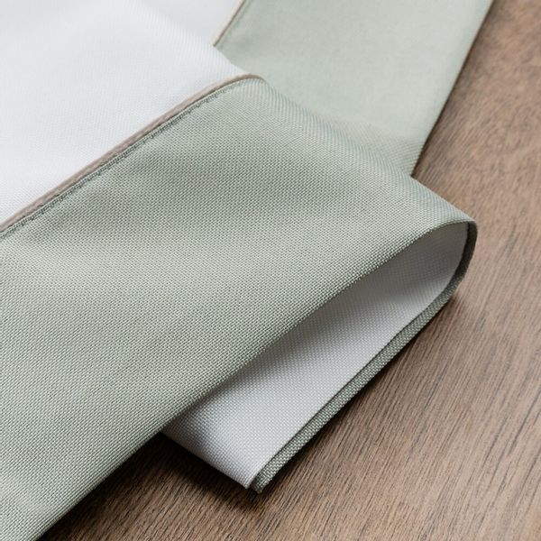 Obrus dekoracyjny SYLVIA 145x280 naturalny z kryzą i lamówką zdjęcie 5