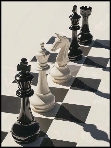 Plakat 75x100cm Szach i Mat zdjęcie 2