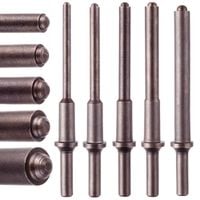 dłuta do młotka pneumatycznego 5x wybijaki 150mm mocowanie okrągłe do nitów
