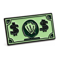 Dollar | 2 cm | Metal | Przypinka Filmowa | Spongebob Squarepants