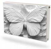 Mata magnetyczna magnes na grzejnik kaloryfer na wymiar BIAŁY MOTYL 80x60cm