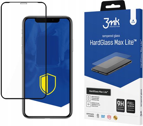 Apple iPhone 11 Pro Max - 3mk HardGlass Max Lite Black na Arena.pl