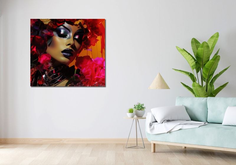 Obraz 100x90cm Kwiecista Diva zdjęcie 2