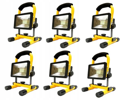 6x HALOGEN LED 30W Z AKUMULATOREM na Arena.pl
