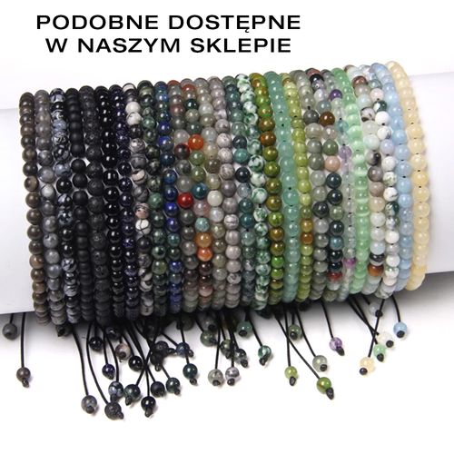 Bransoleta Bransoletka Kulki 4mm Fluoryt Handmade na Arena.pl