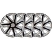 4x Kołpaki 16 NRM SUPERNOVA BC SILVER BLACK SPORT