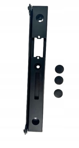 Kaseta elektrozaczepu niska kolor czarny RAL9005 do bramki furtki drzwi na Arena.pl