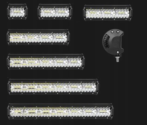 LAMPA ROBOCZA LED BAR 27cm 180W 12 24V CREE DALEKOSIĘŻNA DO CIĄGNIKA na Arena.pl