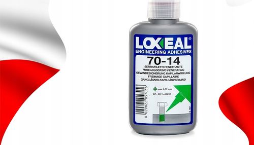 KLEJ DO GWINTÓW ŚRUB NAKRĘTEK LOXEAL 70-14 O DUŻEJ ŚREDNICY M5 50 ml na Arena.pl