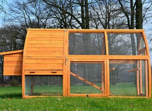 Klatka dla kur królików kurnik z wybiegiem klatka dla zwierząt duża na Arena.pl