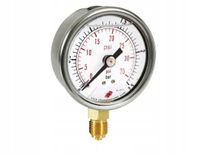 Manometr glicerynowy radialny 0-2,5 bar, G 1/4, 63 mm