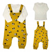 Ubranka niemowlęce Chłopca Bluzka Spodnie Myszka Miki Wyprawka Komplet 80