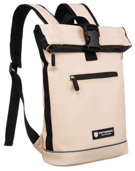 plecak peterson pu ptn eb66-6502 beige zdjęcie 1