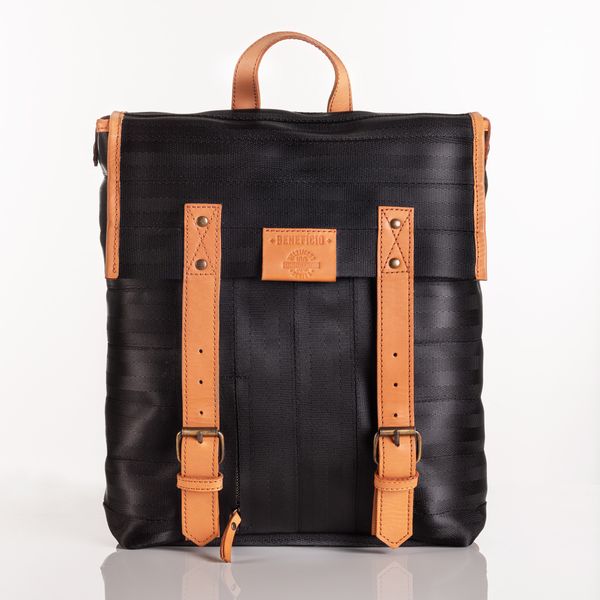 Plecak Uniwersalny Duży Skórzany Wykonany Z Recyklingowych Materiałów Beltimore R28 zdjęcie 1