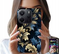 ETUI DO XIAOMI NOTE 14 4G - ELEGANCKIE ZŁOTE MODNE WZORY FUTERAŁ