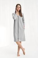 Szlafrok damski LUNA kod 214 szary roz. XXL