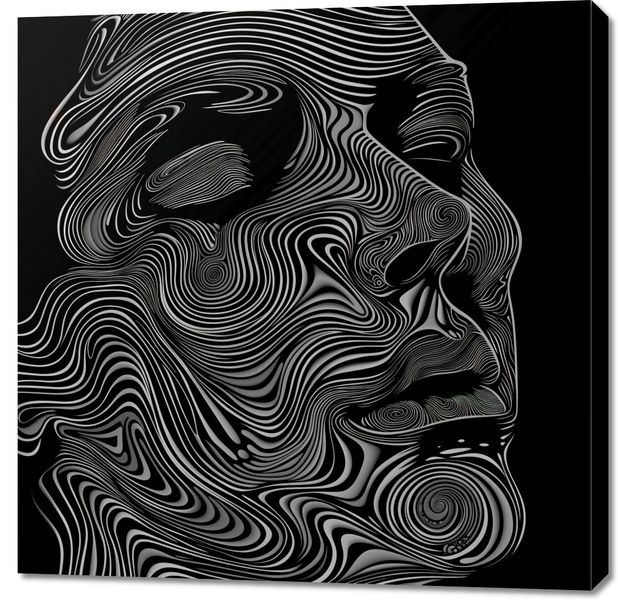Obraz 90x90cm Rysy i Zarysy zdjęcie 1