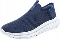 MĘSKIE BUTY SPORTOWE ULTRA LEKKIE ODDYCHAJĄCE SNEAKERS GRANATOWE ROZMIAR 41