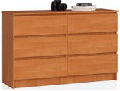 KOMODA K 120 cm 6 SZUFLAD OLCHA