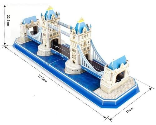 Puzzle 3D Tower Bridge Cubic Fun 52 Elementy na Arena.pl
