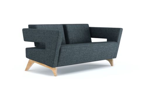 Sofa Loop 138cm szara ciemna  D2 na Arena.pl