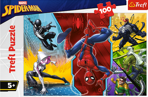 Trefl Puzzle Spider-Man do góry nogami 100 elementów na Arena.pl