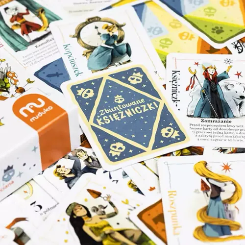 Zbuntowane księżniczki - strategiczna gra karciana dla 3-6 graczy - Muduko na Arena.pl