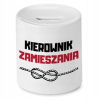 Skarbonka Dla Kierownika Kierownik Zamieszania Z Nadrukiem Ze Zdjęciem