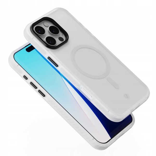 Spacecase Hybrid Fusion Mag Iphone 16 Pro Max Clear zdjęcie 10