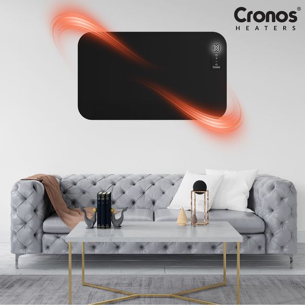 Panel grzewczy IR Cronos MT750TWP Full Black zdjęcie 6