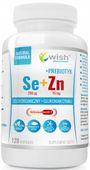 WISH Selen organiczny + cynk + probiotyk 120 kaps.