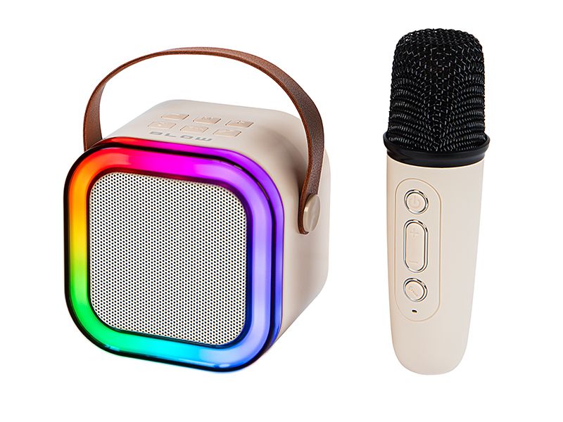 Głośnik Bluetooth KARAOKE RGB 1 mikrofon zdjęcie 1