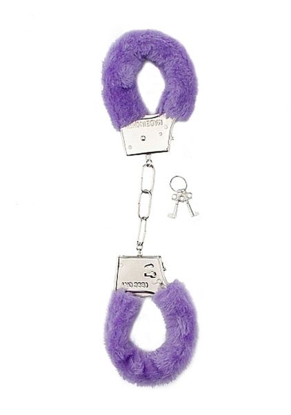Furry Handcuffs - Purple zdjęcie 1