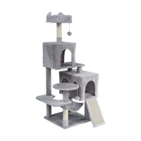 Drapak dla kota legowisko zabawka domek wieża budka wysoka 137 cm Rebel