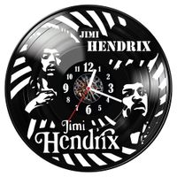 Zegar ścienny z płyty winylowej Jimi Hendrix 788.14